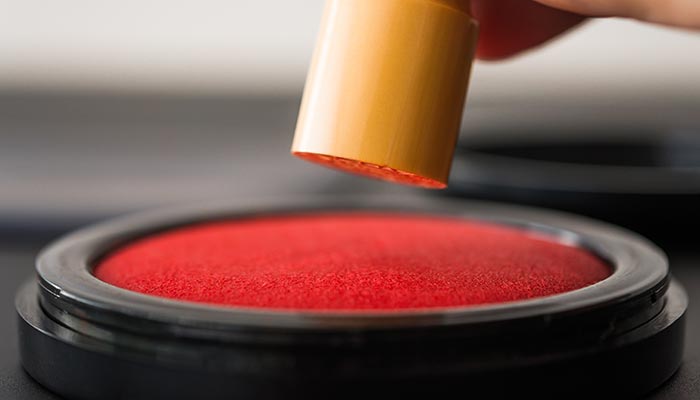 朱肉の種類・特徴・お手入れ方法